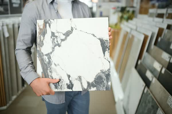 Marble-look Porcelain
